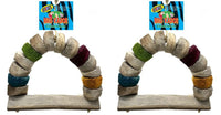 Bird Kabob Carnival juguete para aves, satisface su impulso de masticar