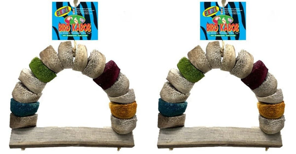 Bird Kabob Carnival juguete para aves, satisface su impulso de masticar