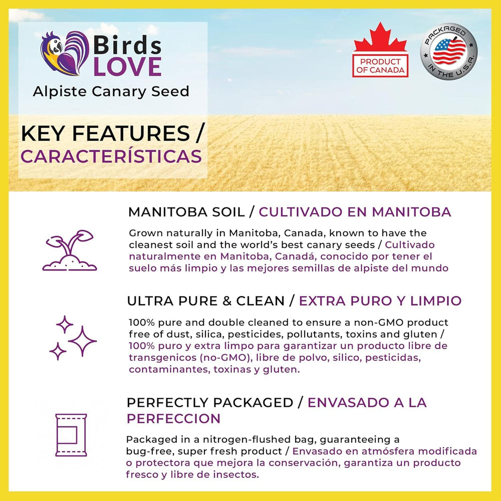Bolsa con cierre hermético de Birds LOVE, mantiene la frescura