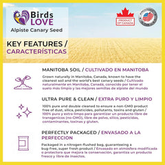 Bolsa con cierre hermético de Birds LOVE, mantiene la frescura