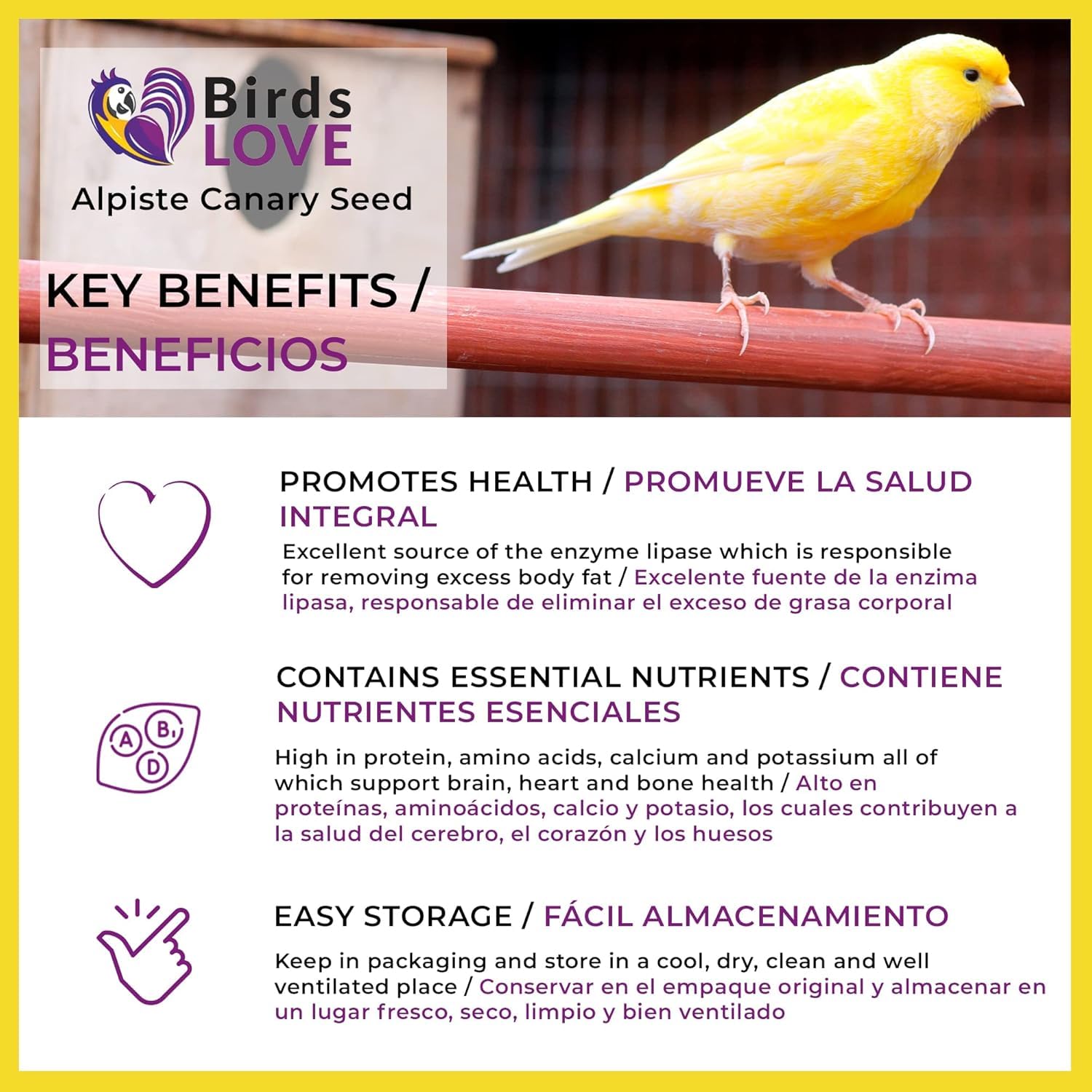 Doble lavado: semillas limpias con Birds LOVE