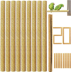 Birheatry cubiertas de percha con arena, 7,5 pulgadas, para uñas más sanas.