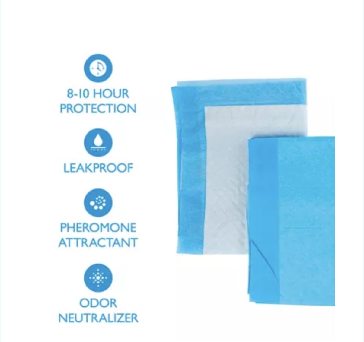 Birsppy Grreat Choice pad extragrande, detalle de absorción para zonas secas.