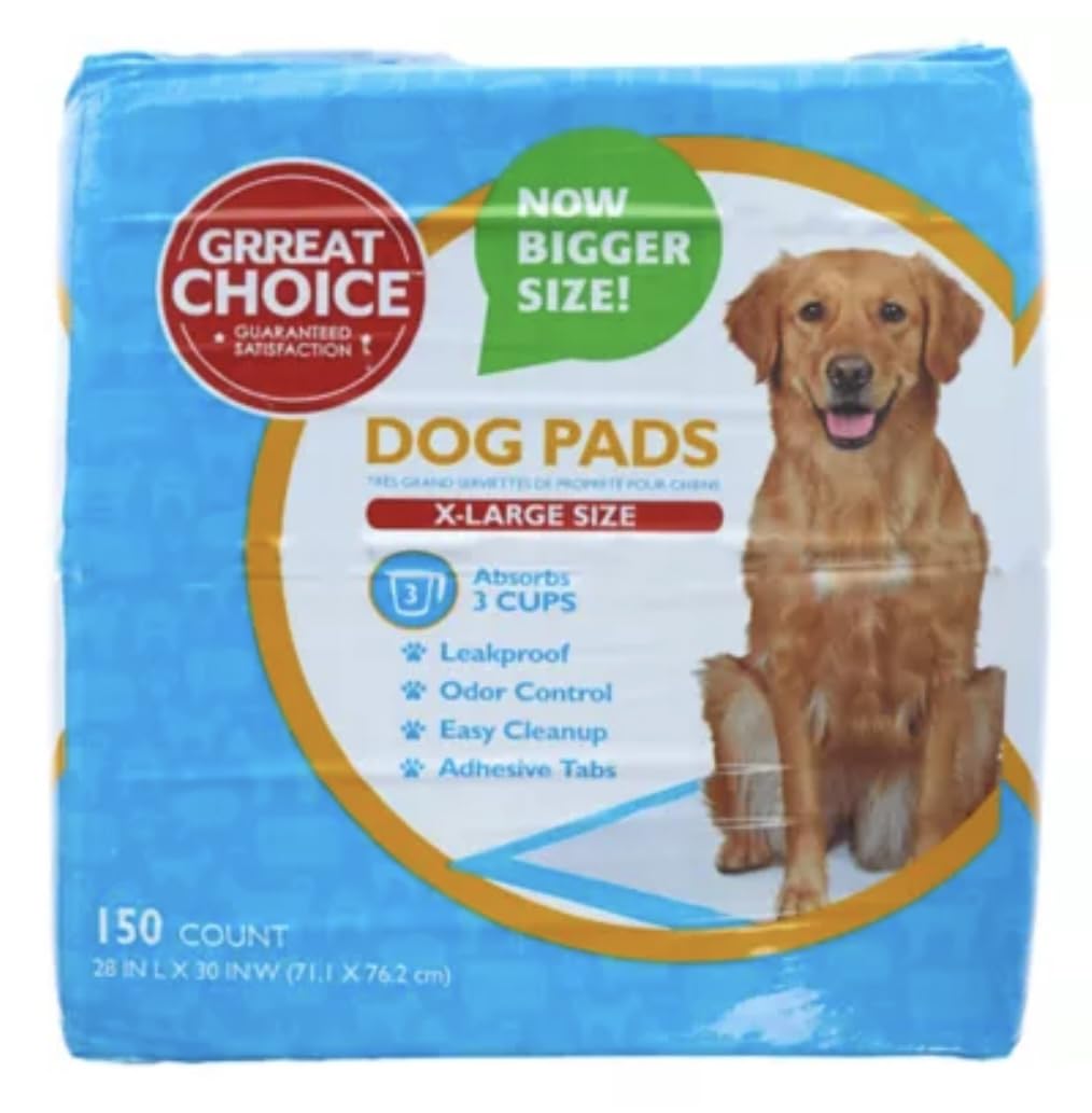 Birsppy Grreat Choice pad perro extragrande, vista frontal para entrenamiento interior.