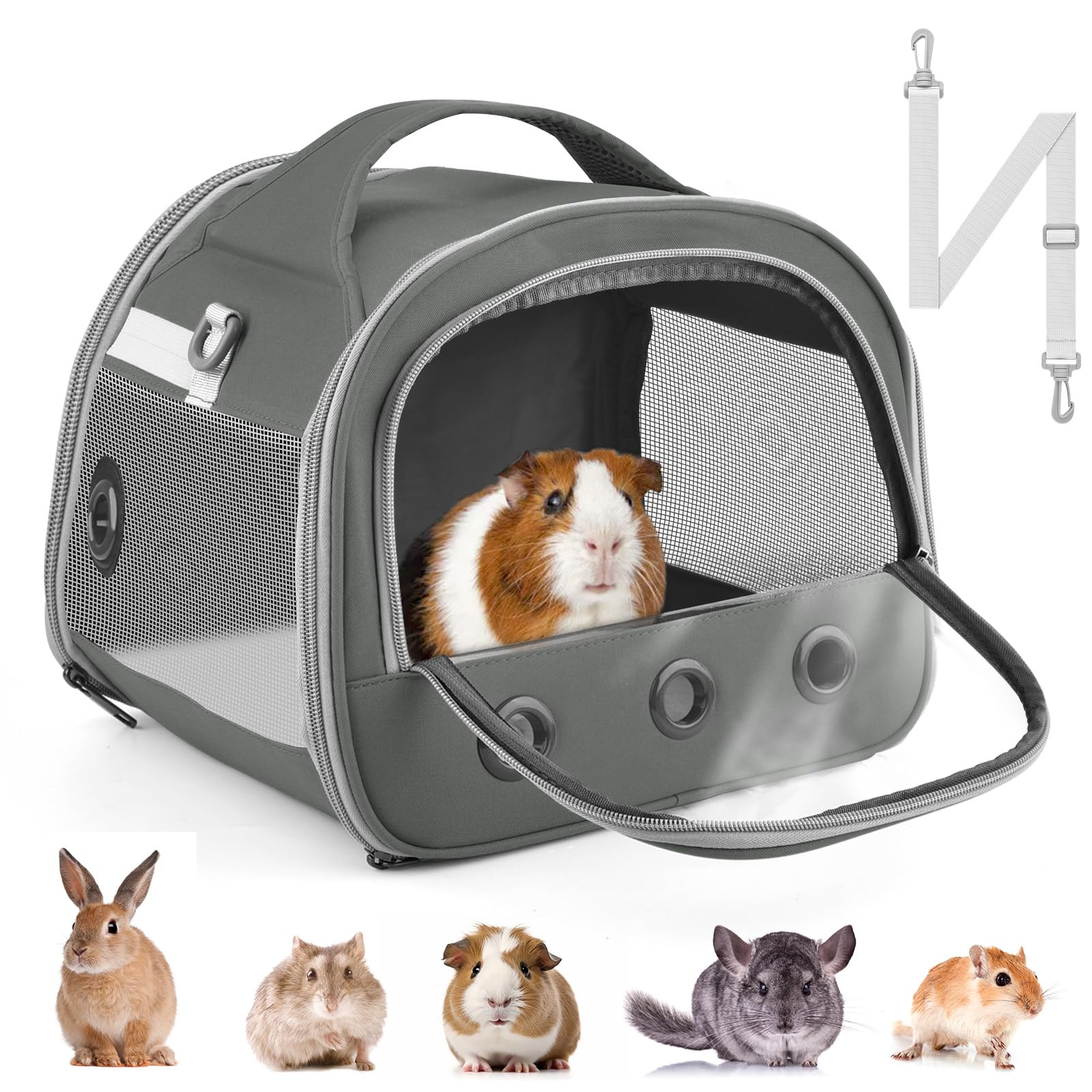 Bissap bolsa transportadora con ventana transparente para observar a tu mascota durante el viaje