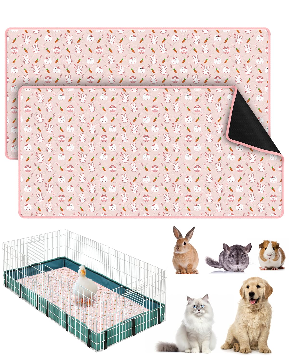 Bissap liner para jaula: superficie de malla suave para comodidad del animal.