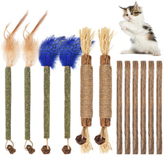 Bissap palitos silvervine para gatos, estimulan juego seguro