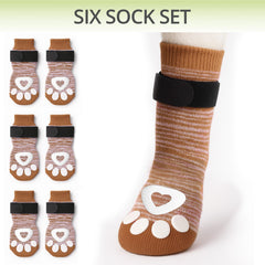 Calcetines bixie para perro evitan lamido de patas con ajuste seguro