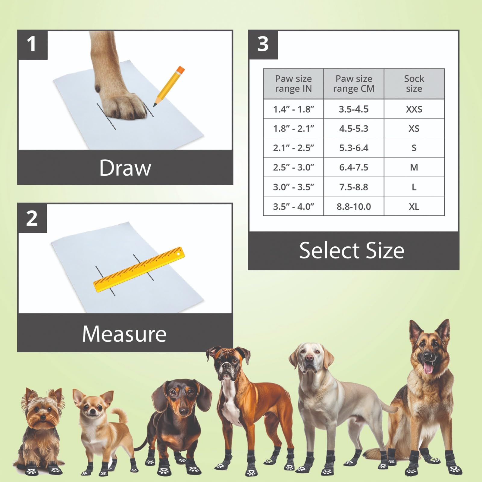 Protección de patas para perros mayores con diseño cómodo