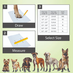 Protección de patas para perros mayores con diseño cómodo