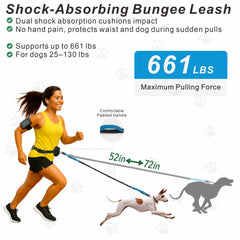 BJDQHKJ amortiguación bungee de 52-72 pulgadas para absorber tirones