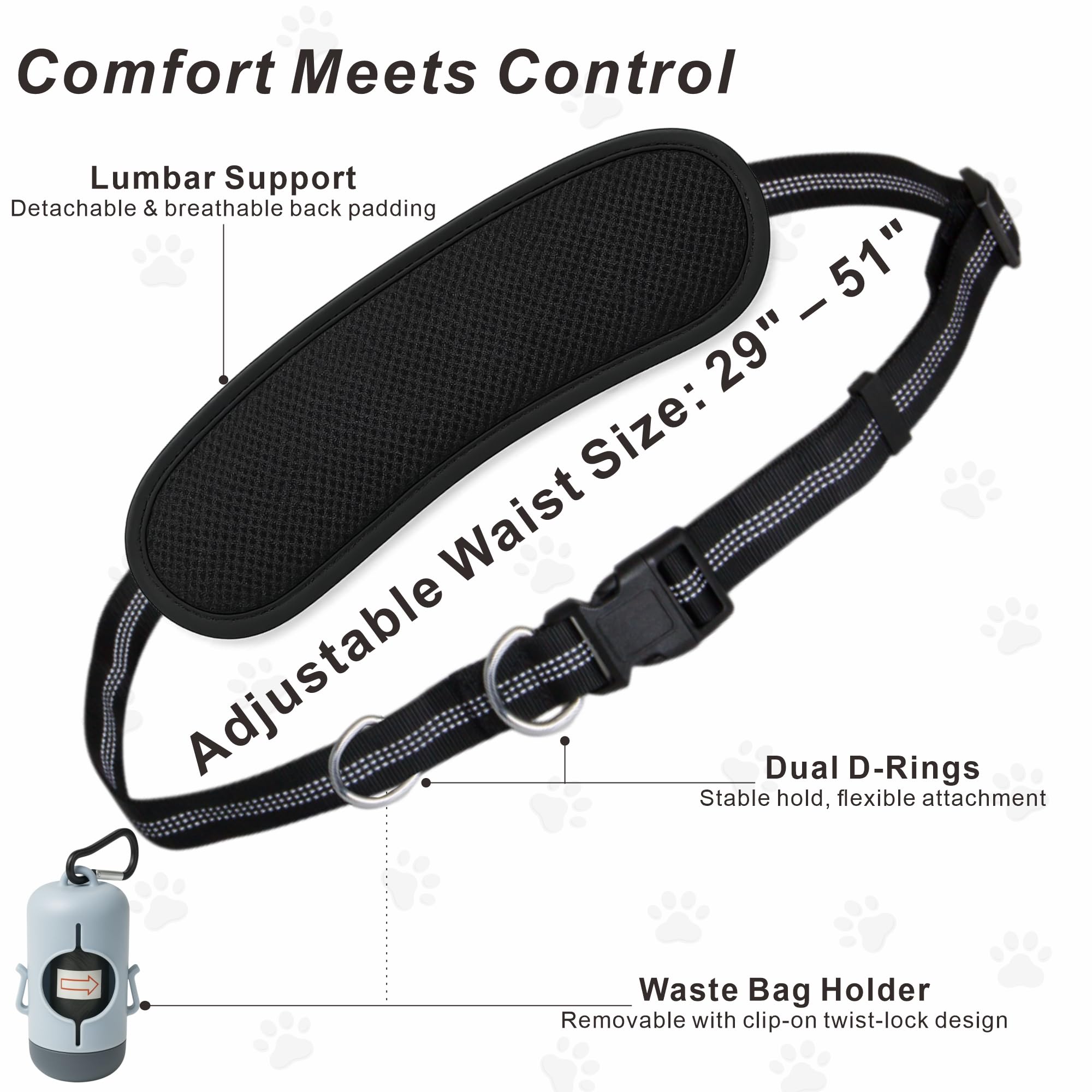 BJDQHKJ dispensador de bolsas, acceso rápido para recoger excrementos.