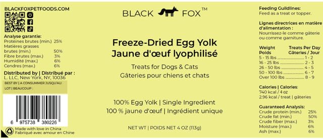BLACK FOX topping diario para premiar y motivar a las mascotas.