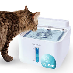 BLACK SWIFT UV-C purifica el agua para gatos con luz UV para mayor claridad
