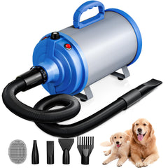 Blanlody secador de perros potencia 3800w para secado rápido