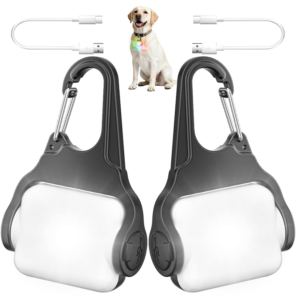 BLBS luz de collar para perro, 60lm, mejora la visibilidad en paseos nocturnos.
