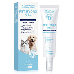 BlessMeet gel hidrogel para heridas de perro, cuidado suave y eficaz.