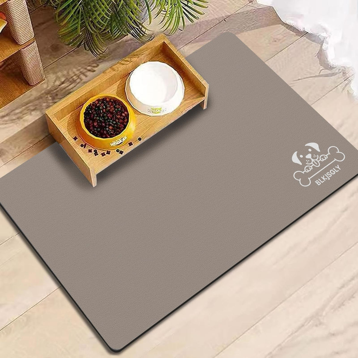 Alfombrilla absorbente Blkjsgly para perros de 12x20, evita salpicaduras.