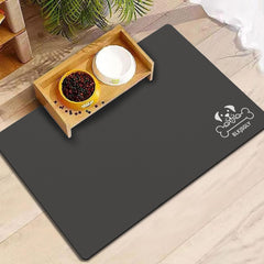 Blkjsgly almohadilla absorbente para alimento y agua mantiene el suelo limpio