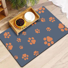 Blkjsgly tapete absorbente para comida de perro secado rápido