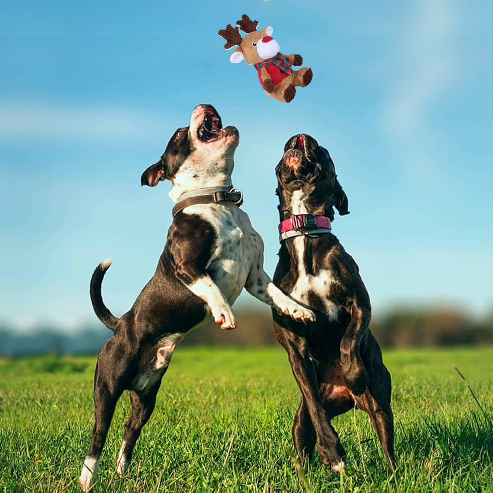 Blnboimrun Reno regalo navideño para mascotas felices.