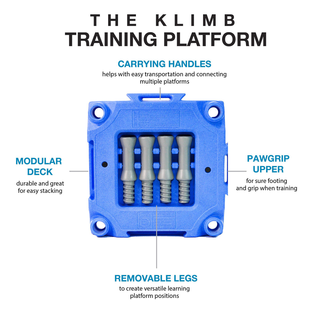 Blue-9 KLIMB base de 24 pulgadas para estabilidad y seguridad durante el entrenamiento