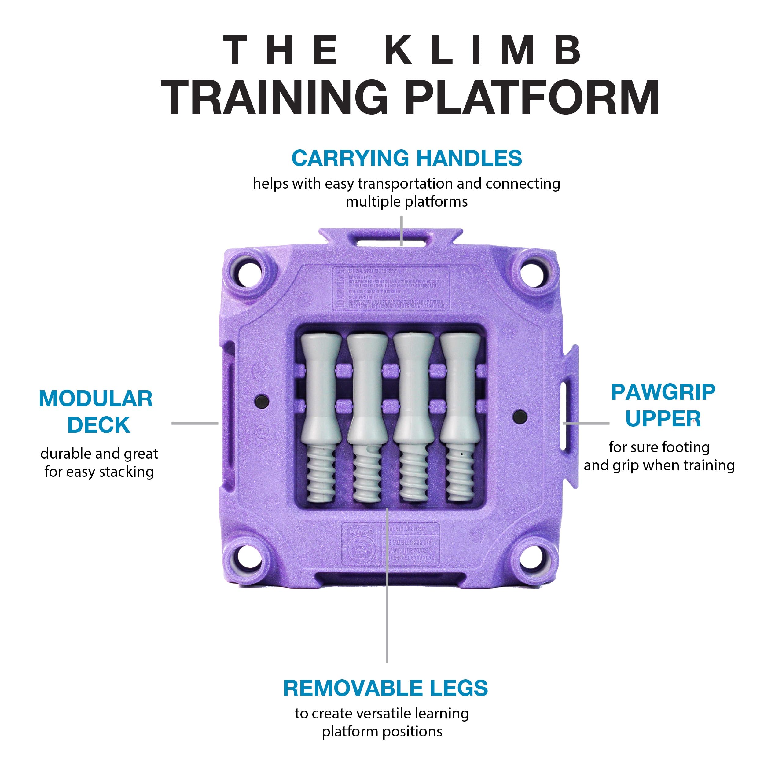 Blue-9 KLIMB con patas desmontables para entrenamiento en cualquier lugar