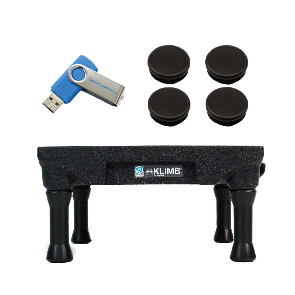 Blue-9 KLIMB plataforma de entrenamiento para perros, soporte estable para obediencia.