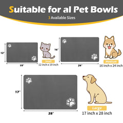 Base BLUE AYE impermeable anti-derrame para agua de perro.