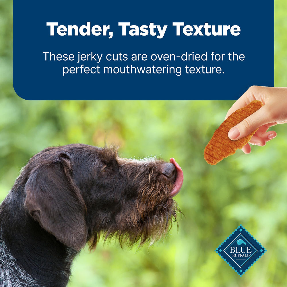 Blue Buffalo Nudges Jerky Cuts recompensa para perros de todas las razas.