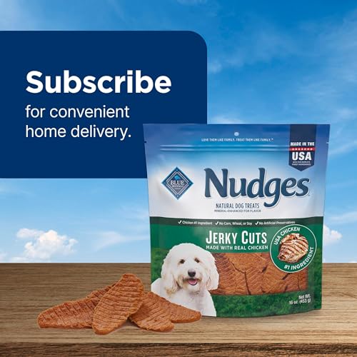 Blue Buffalo Nudges: trocitos-pollo deliciosos, apoyo a hábitos de snack responsables