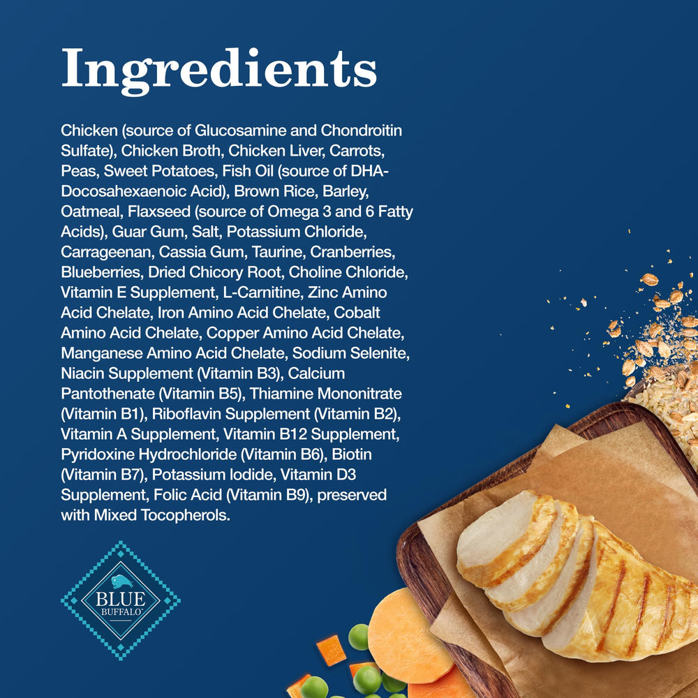 Blue Buffalo Receta Casera Senior sin trigo.