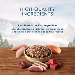 Blue Buffalo Wilderness: complemento para comida seca, mejora la palatabilidad.
