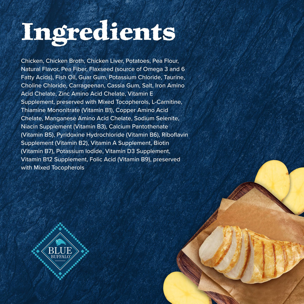 Blue Buffalo Wilderness empaque mejorado, destacando ingredientes y beneficios.
