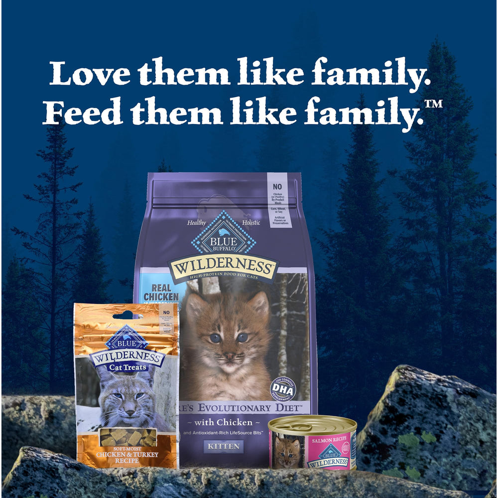 Blue Buffalo Wilderness proteína alta para gatitos activos