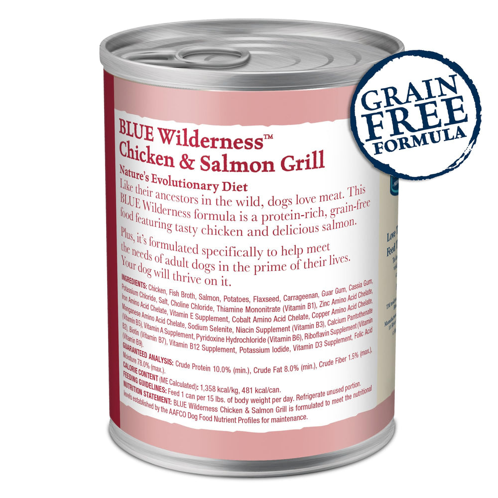 Blue Buffalo Wilderness: salmón real como primer ingrediente para sabor intenso.