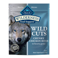 Blue Buffalo Wilderness Trail Toppers trozos de pollo en salsa; ideal para realzar el sabor.