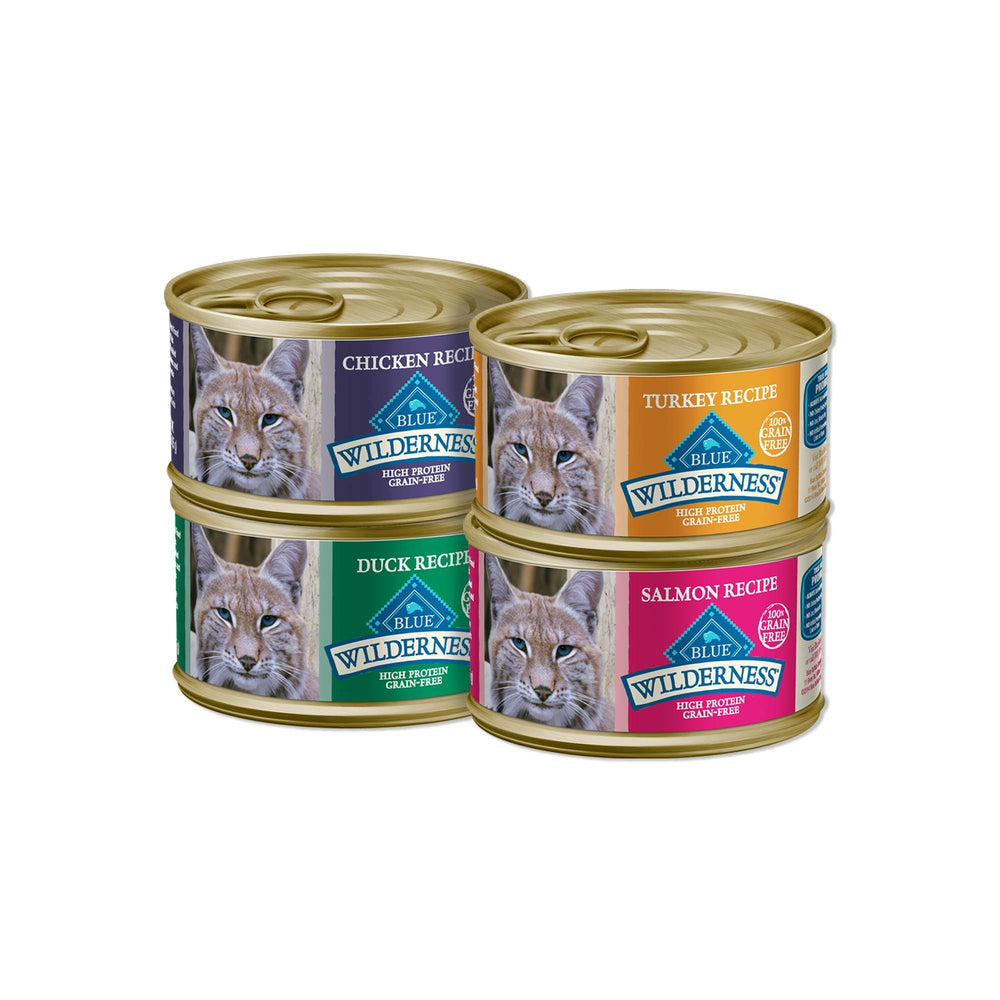Blue Buffalo Wilderness variedad-pate-adulto, pack de sabores versátil