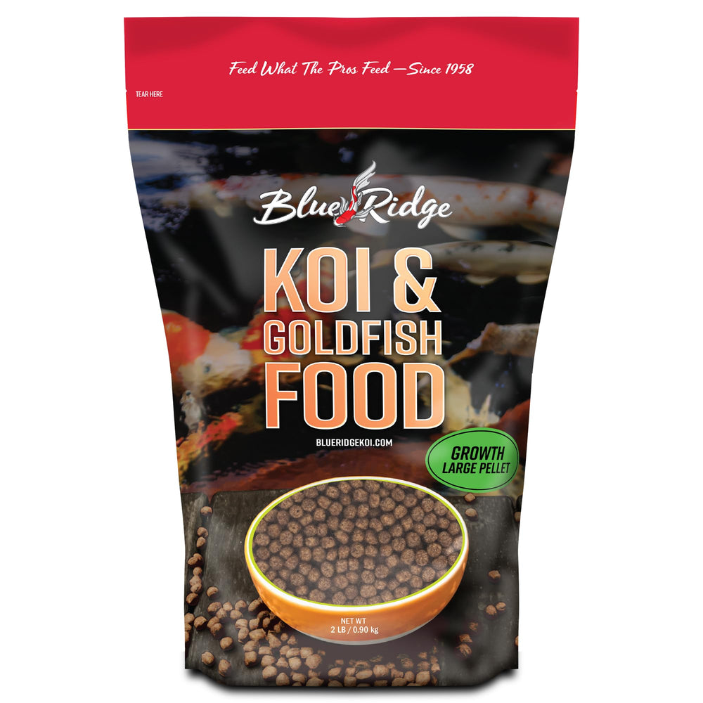 Blue Ridge Koi: pellets flotantes para koi, fácil distribución en superficie
