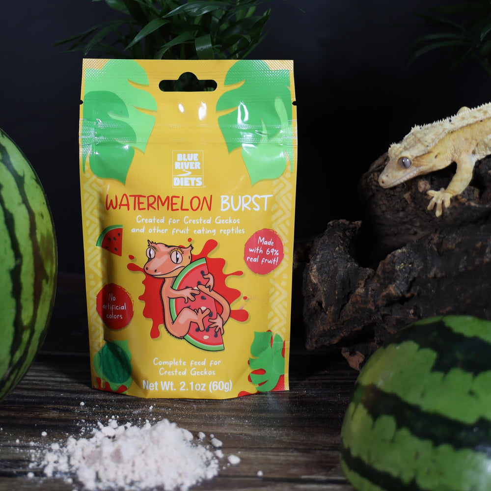 Blue River Diets Dieta para geckos crestados, variedad de sabores para mantener interés.