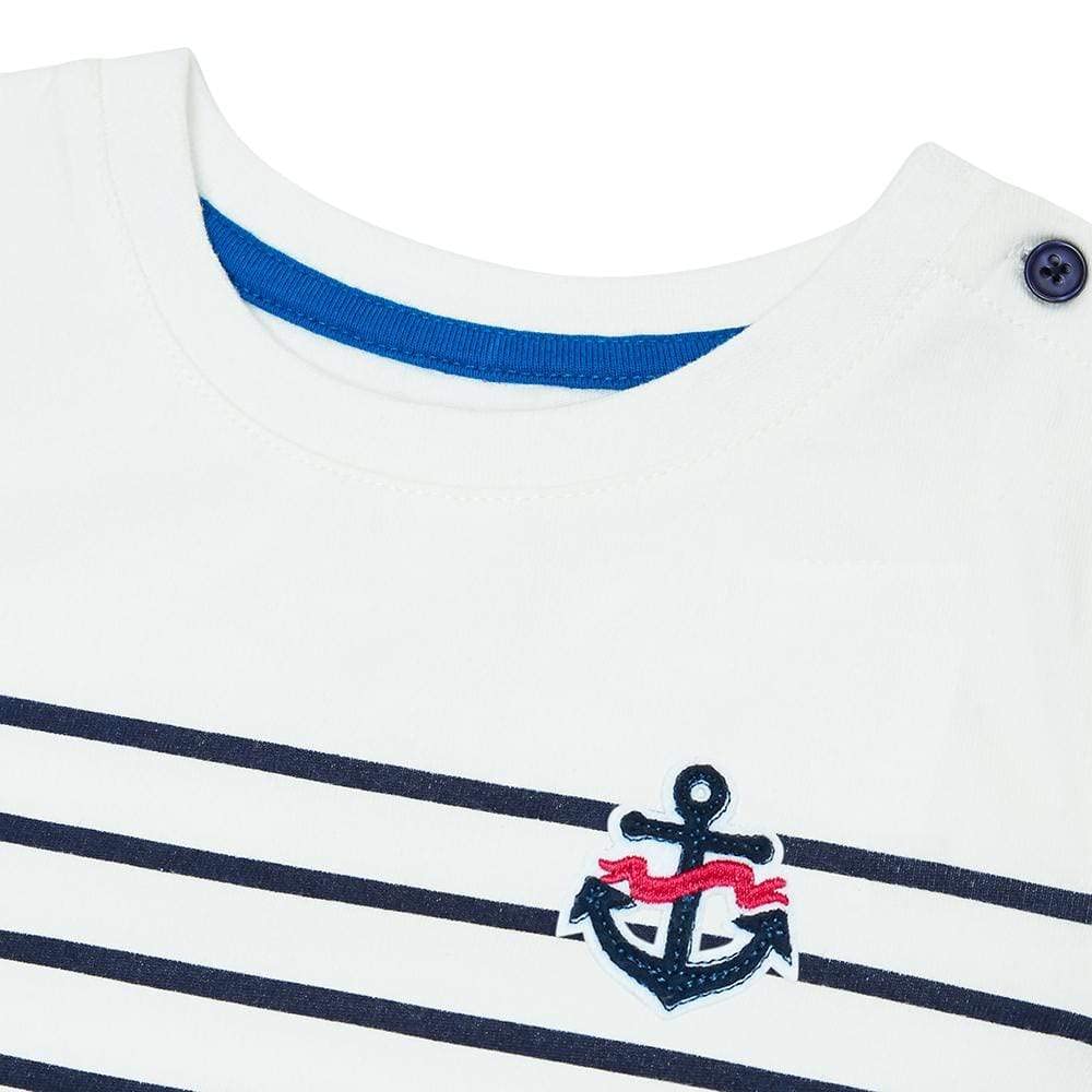 Camiseta Blueberry Pet para niño con cuello y dos botones para ajuste personalizable