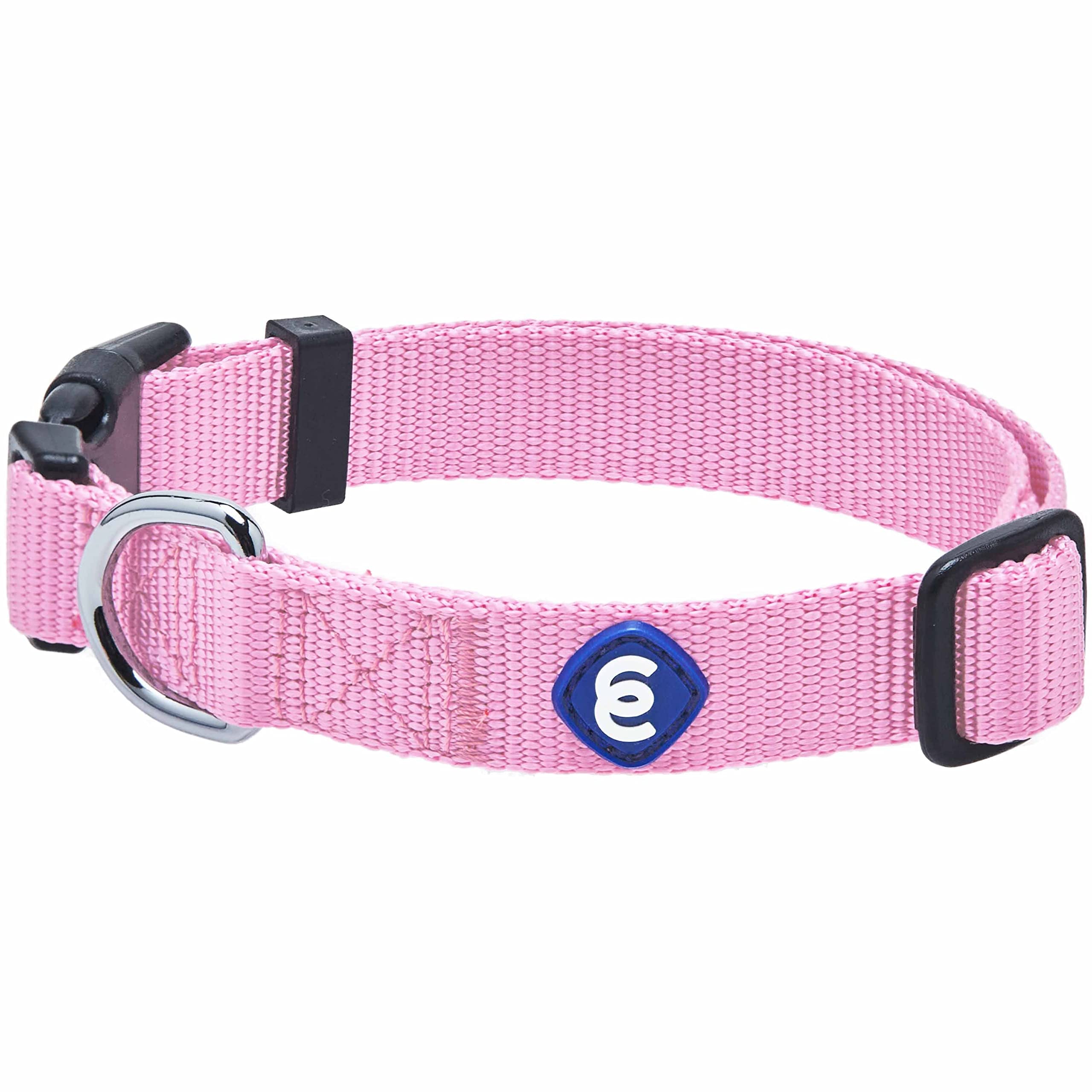 Blueberry Pet Essentials collar ajustable fucsia para perro grande, comodidad y estilo.