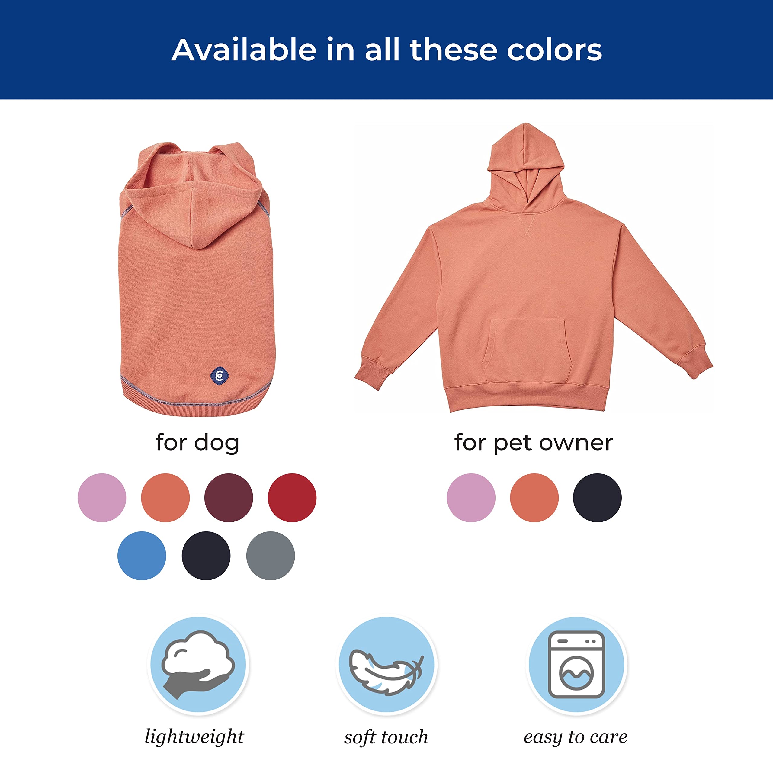 Blueberry Pet Essentials: conjunto coordinado para perro y dueño en salidas casuales.