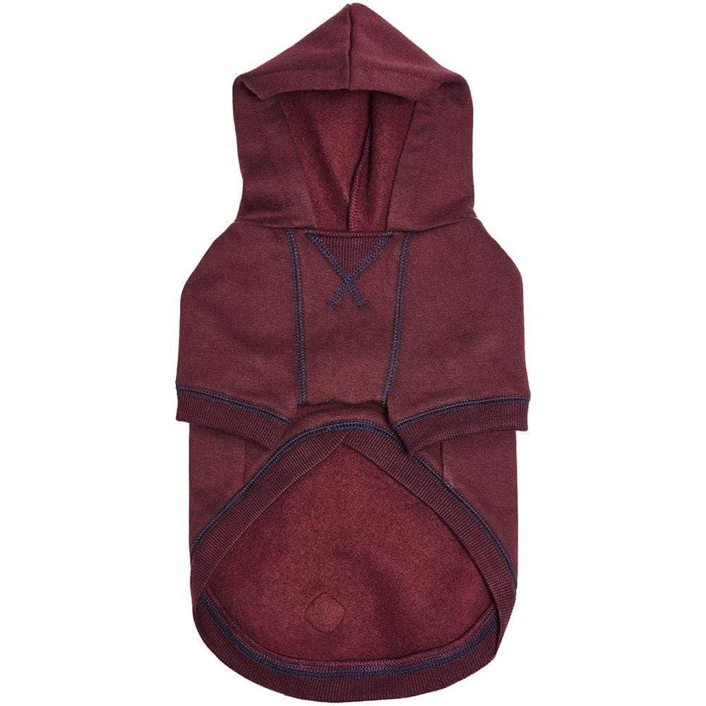 Blueberry Pet capucha destacada, diseño cálido para días lluviosos