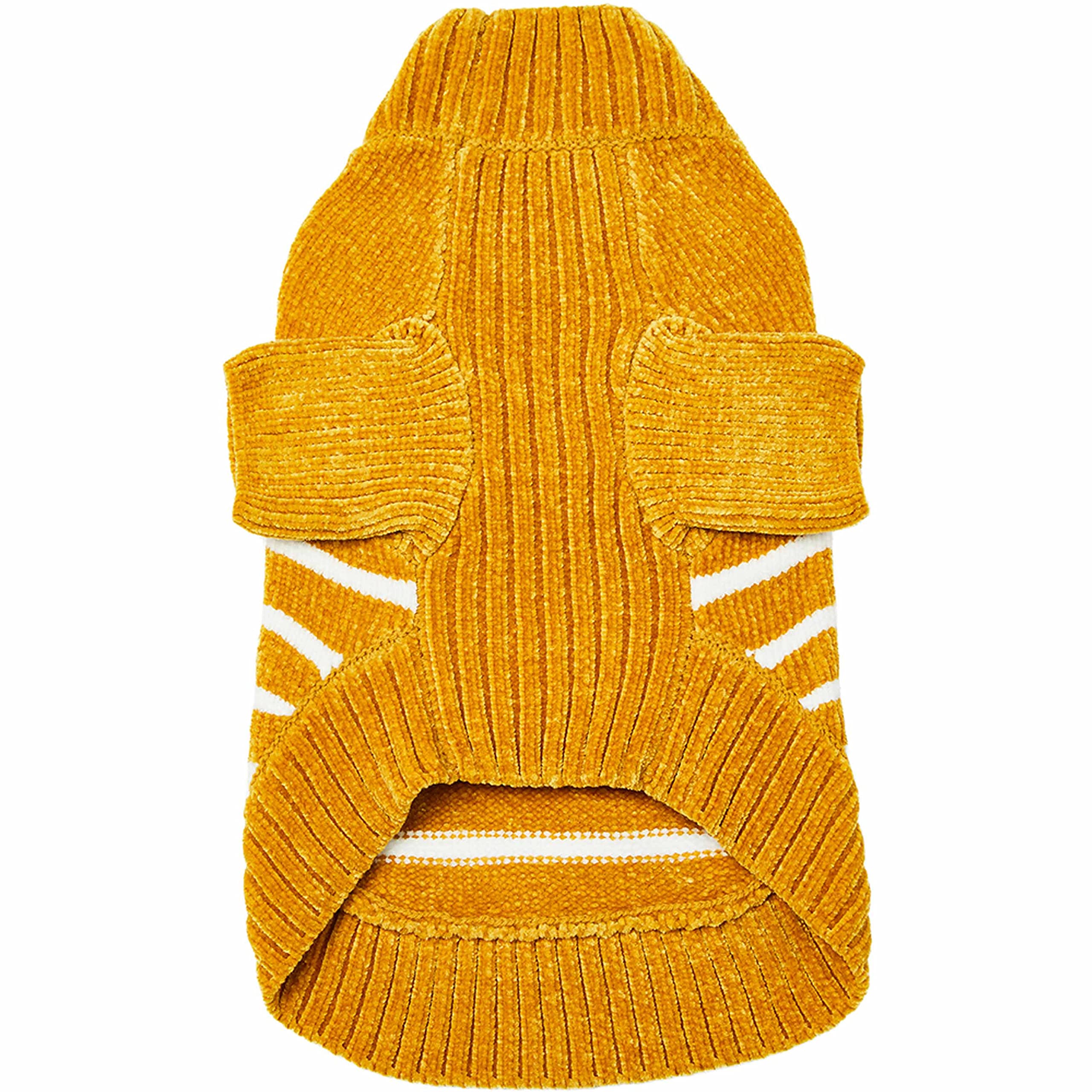 Blueberry Pet suéter chenille color mostaza, look moderno diario
