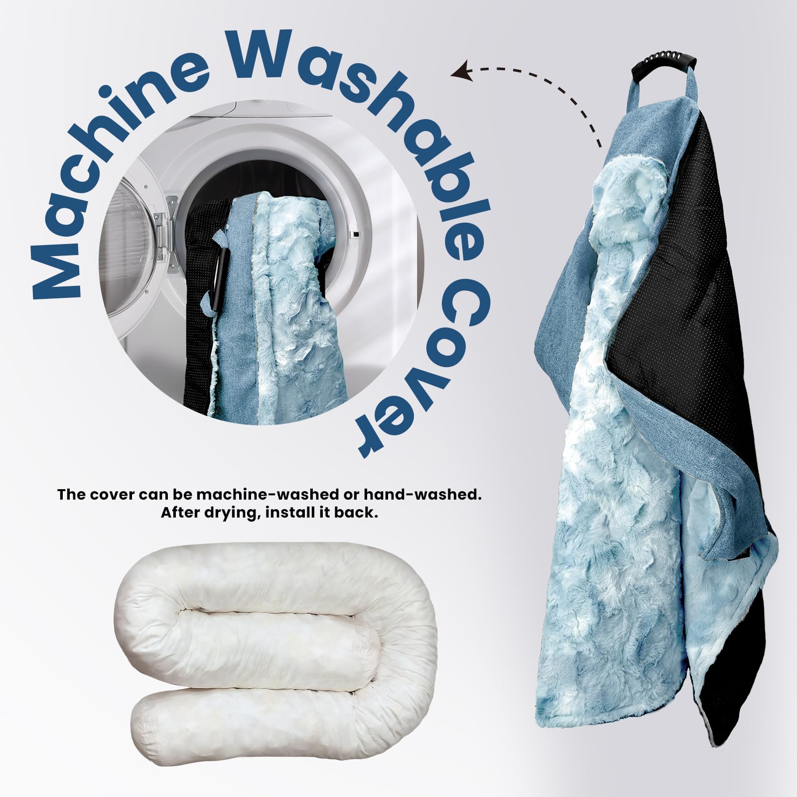 blunique-diseño-tie-dye-azul-cama-perro: estilo moderno que complementa la decoración.