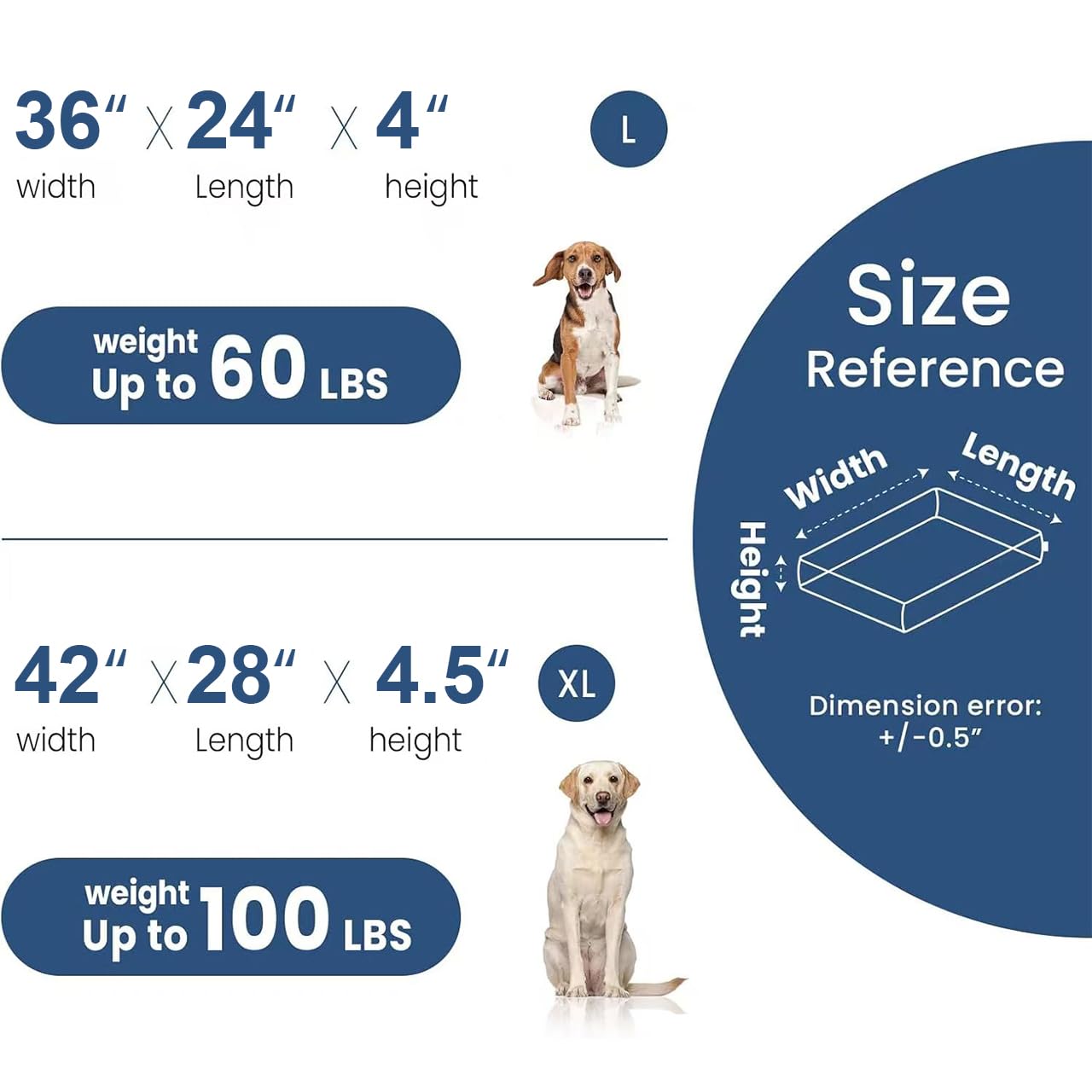 BLVOTKRO funda cama perro cierre desmontable facilita lavado