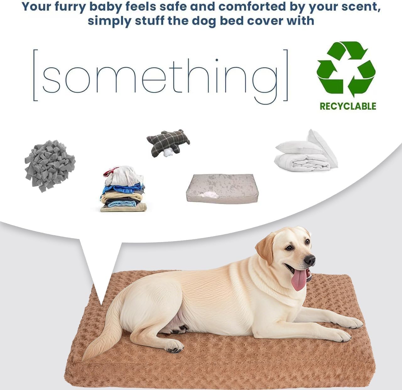 BLVOTKRO funda cama perro rose velvet gris lavable a máquina