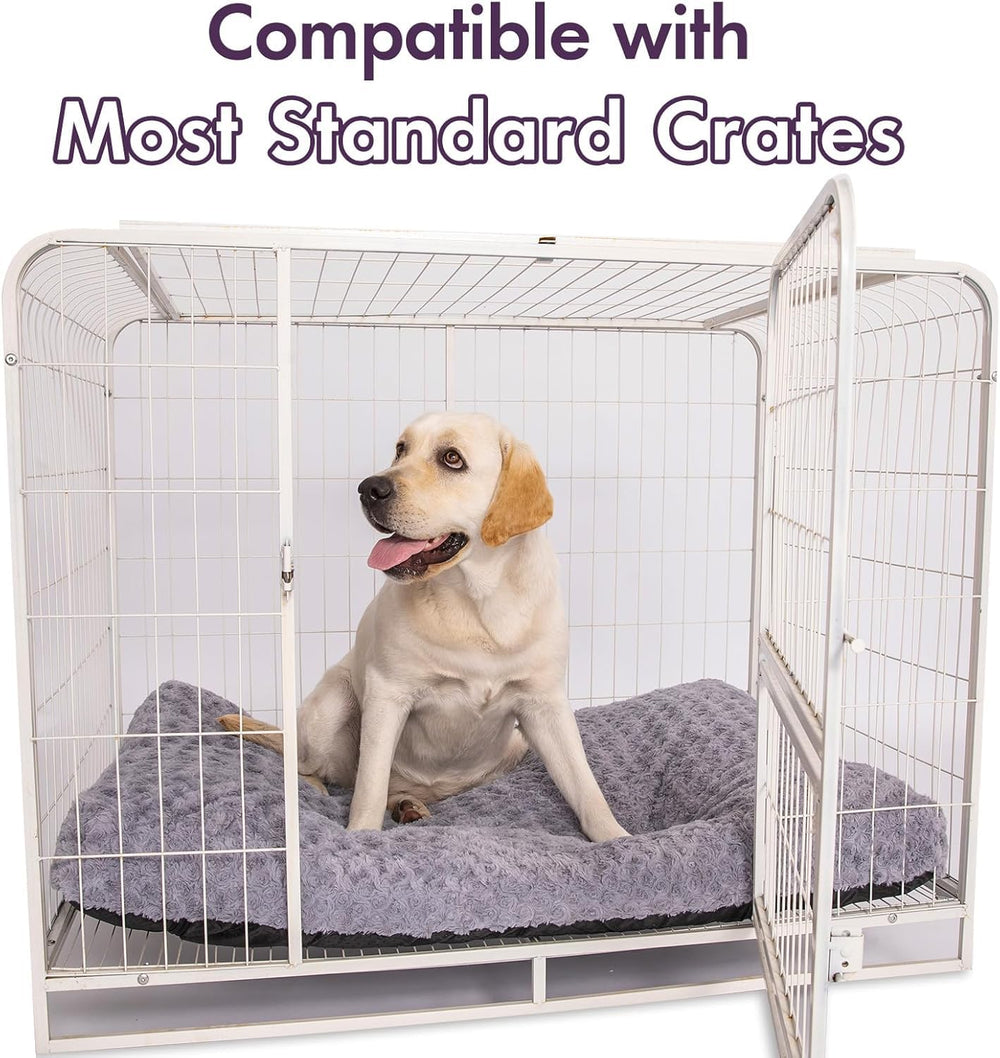 BLVOTKRO funda cama perro rose velvet gris uso diario fácil de limpiar