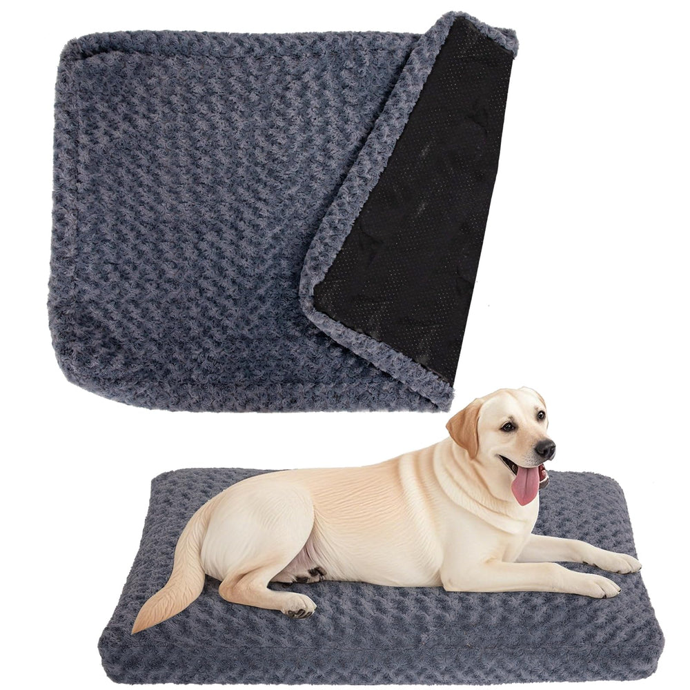 BLVOTKRO funda cama perro terciopelo rosa, suave y cálida para dormir